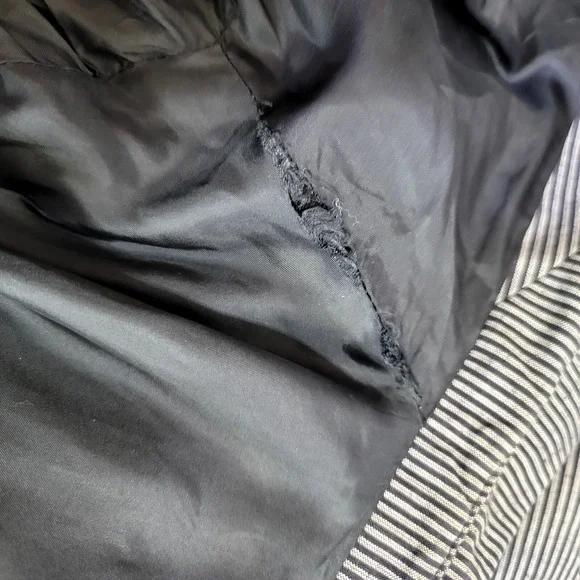 Vintage Ralph Creation W.Germany Skirt Set‎ Gray Pinstripe Belted Peplum Blouse - Picture 13 of 13